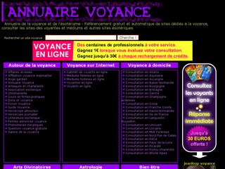 Annuaire voyance